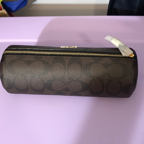 Coach Make Up Brush Holder in Signature Canvas - Picture 2 of 9